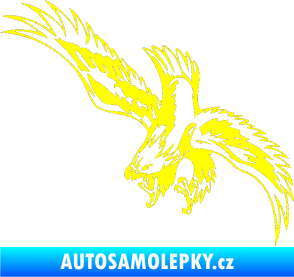 Samolepka Predators 098 levá žlutá citron