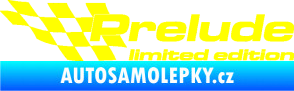 Samolepka Prelude limited edition levá žlutá citron