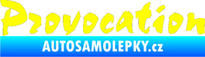 Samolepka Provocation žlutá citron