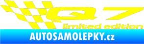 Samolepka Q7 limited edition levá žlutá citron