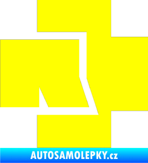 Samolepka Rammstein 002 žlutá citron