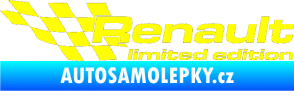 Samolepka Renault limited edition levá žlutá citron