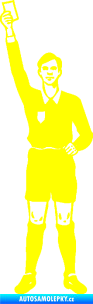 Samolepka Rozhodčí 002 levá žlutá citron