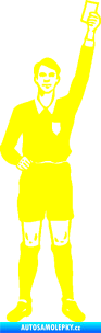 Samolepka Rozhodčí 002 pravá žlutá citron