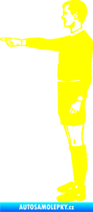 Samolepka Rozhodčí 003 levá žlutá citron