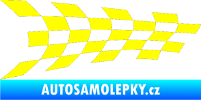 Samolepka Šachovnice 024 žlutá citron