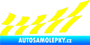 Samolepka Šachovnice 029 žlutá citron