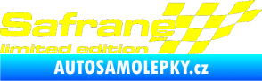 Samolepka Safrane limited edition pravá žlutá citron