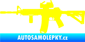 Samolepka Samopal 003 levá žlutá citron