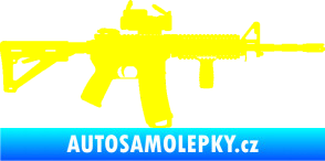 Samolepka Samopal 003 pravá žlutá citron