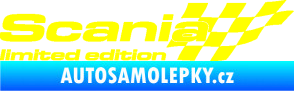 Samolepka Scania limited edition pravá žlutá citron