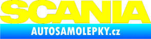 Samolepka Scania žlutá citron