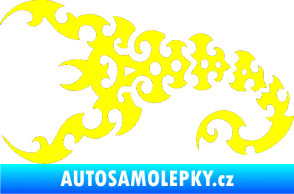 Samolepka Štír 015 levá žlutá citron