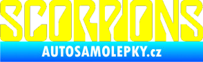 Samolepka Scorpions žlutá citron