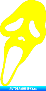 Samolepka Scream levá žlutá citron