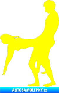 Samolepka Sexy siluety 012 žlutá citron