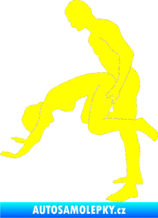 Samolepka Sexy siluety 014 žlutá citron