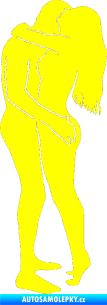 Samolepka Sexy siluety 028 žlutá citron