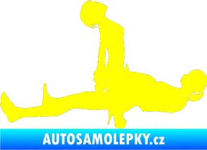 Samolepka Sexy siluety 034 žlutá citron