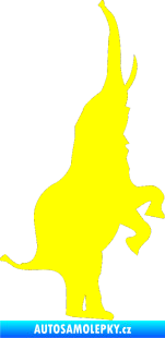 Samolepka Slon 020 pravá žlutá citron