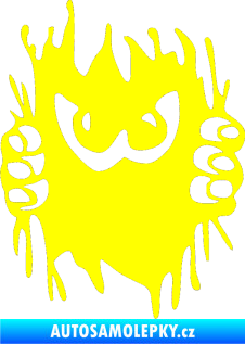 Samolepka Šmírák 001 levá žlutá citron