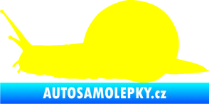 Samolepka Šnek 001 levá žlutá citron