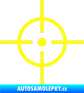 Samolepka Sniper žlutá citron