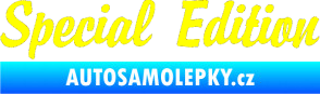 Samolepka Special edition 001 žlutá citron