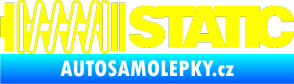 Samolepka Static 001 žlutá citron