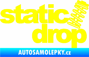 Samolepka Static drop 001 JDM styl žlutá citron
