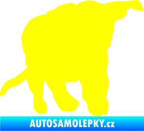 Samolepka Štěňátko 003 pravá žlutá citron