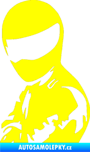 Samolepka Stig levá žlutá citron