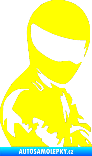 Samolepka Stig pravá žlutá citron
