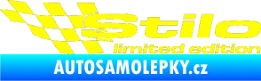 Samolepka Stilo limited edition levá žlutá citron