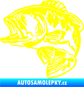 Samolepka Sumec 007 levá žlutá citron