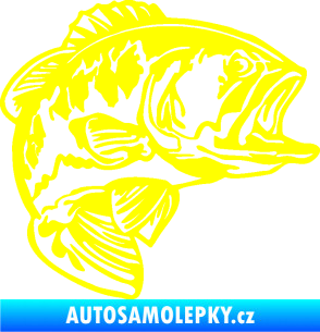 Samolepka Sumec 007 pravá žlutá citron