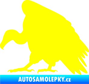 Samolepka Sup 001 levá žlutá citron