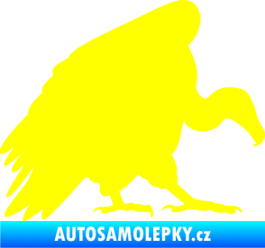 Samolepka Sup 001 pravá žlutá citron