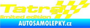 Samolepka Tatra limited edition pravá žlutá citron