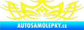 Samolepka Tetování 027 žlutá citron