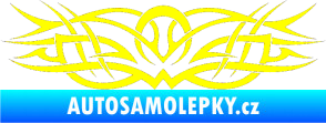 Samolepka Tetování 030 žlutá citron