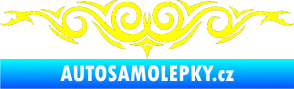 Samolepka Tetování 057 žlutá citron