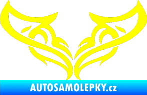 Samolepka Tetování 063 žlutá citron
