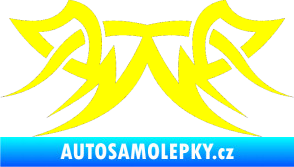 Samolepka Tetování 064 žlutá citron