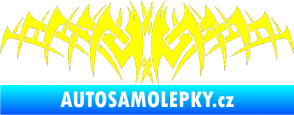 Samolepka Tetování 075 žlutá citron