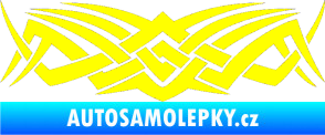 Samolepka Tetování 076 žlutá citron
