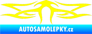Samolepka Tetování 104 žlutá citron