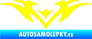 Samolepka Tetování 136 žlutá citron