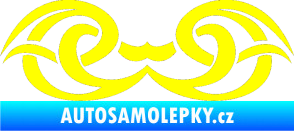 Samolepka Tetování 137 žlutá citron