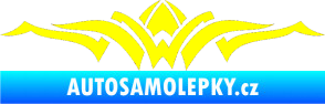 Samolepka Tetování 140 žlutá citron
